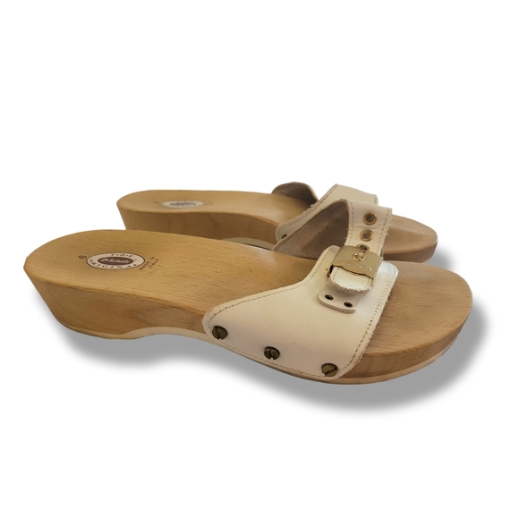 🌿Dr. Scholls Original Clog Sandals Women's Size 6 In White - Picture 4 of 10